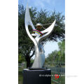 Stainless steel tree sculpture
